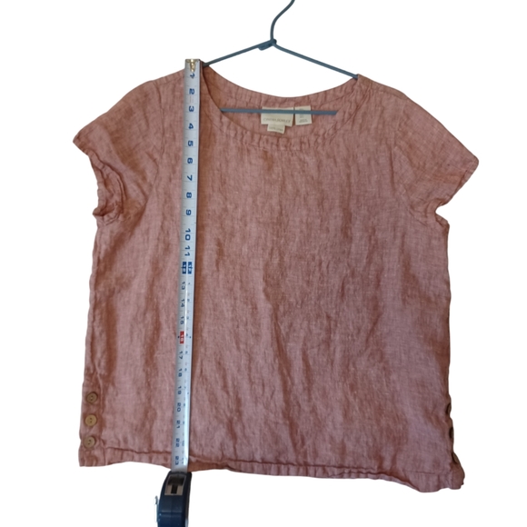 100% Linen Shirt by Cynthia Rowley Women's Large - Picture 6 of 9